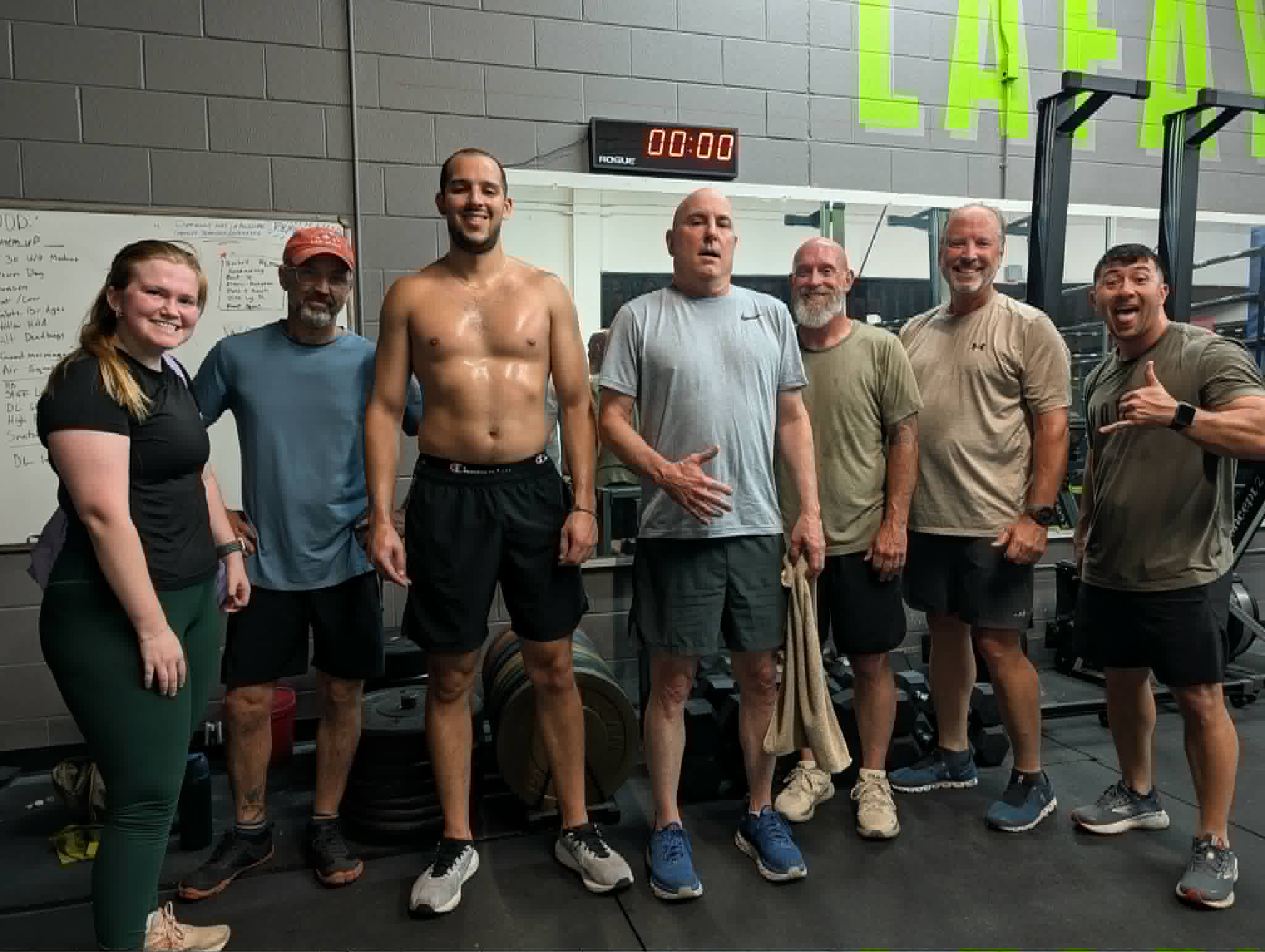 Forged Fitness members