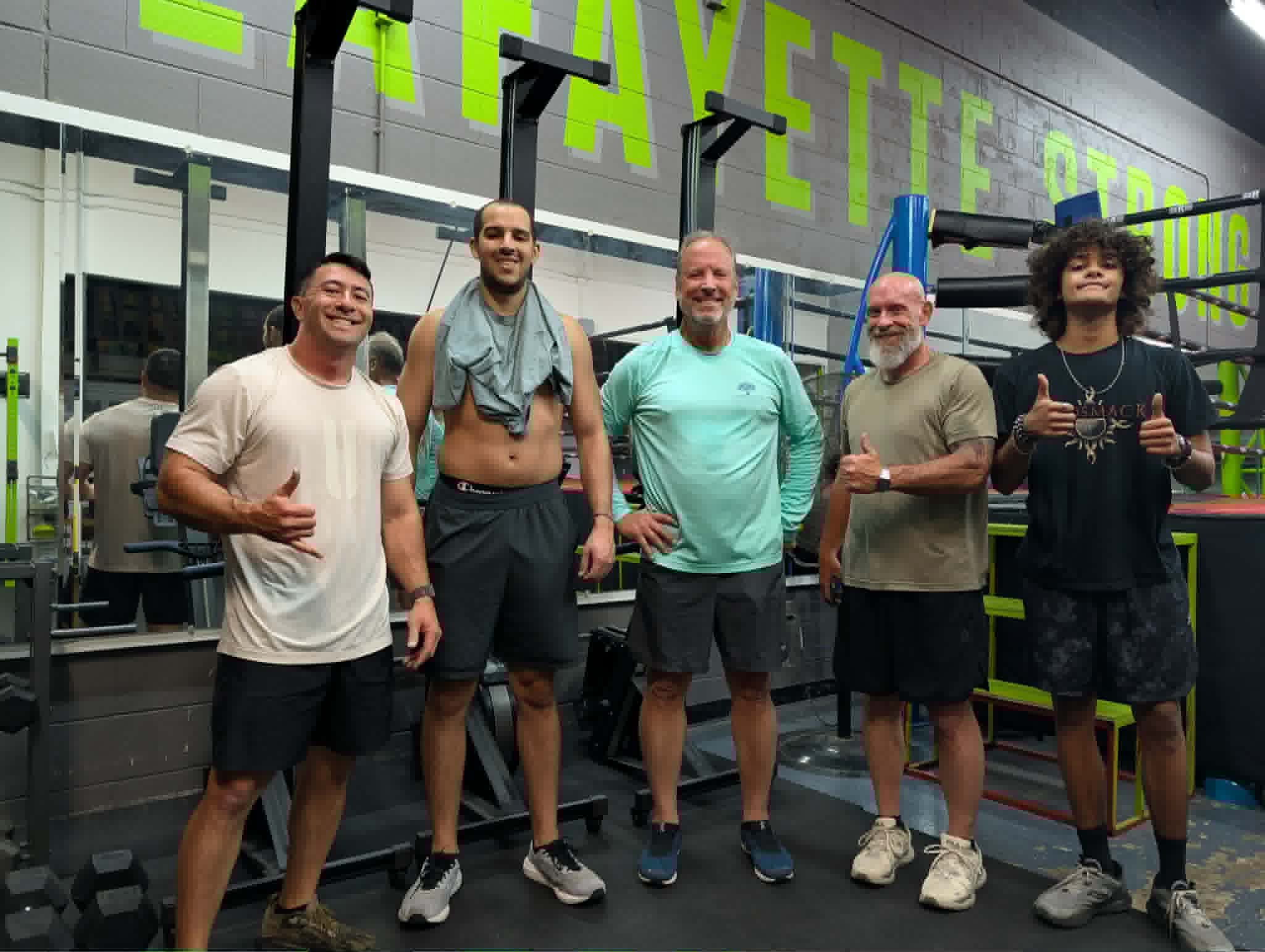 Forged Fitness members