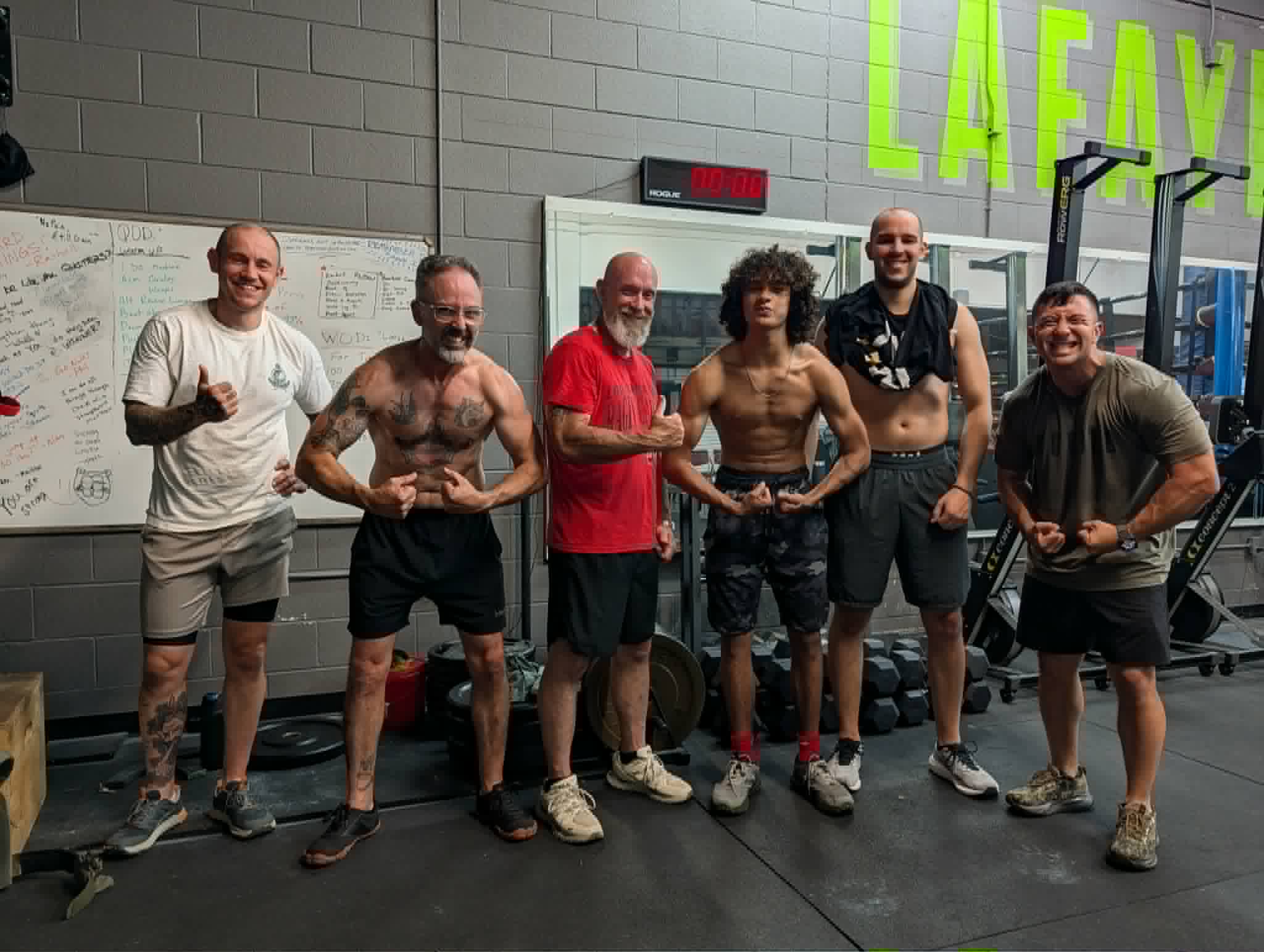 Forged Fitness members