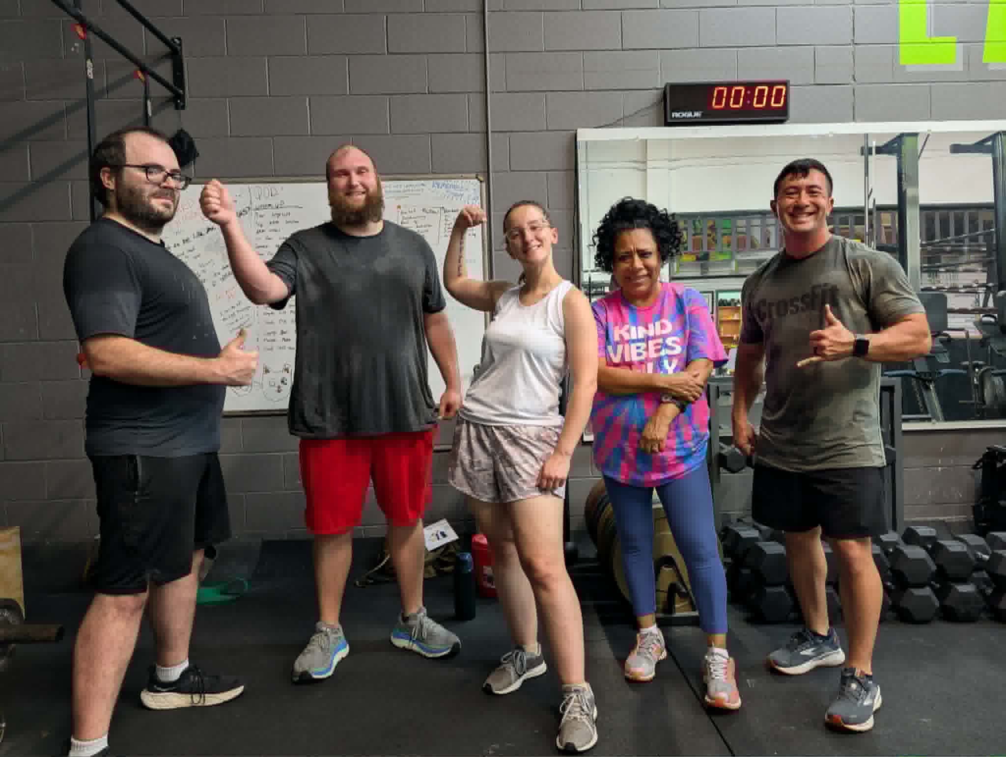 Forged Fitness members