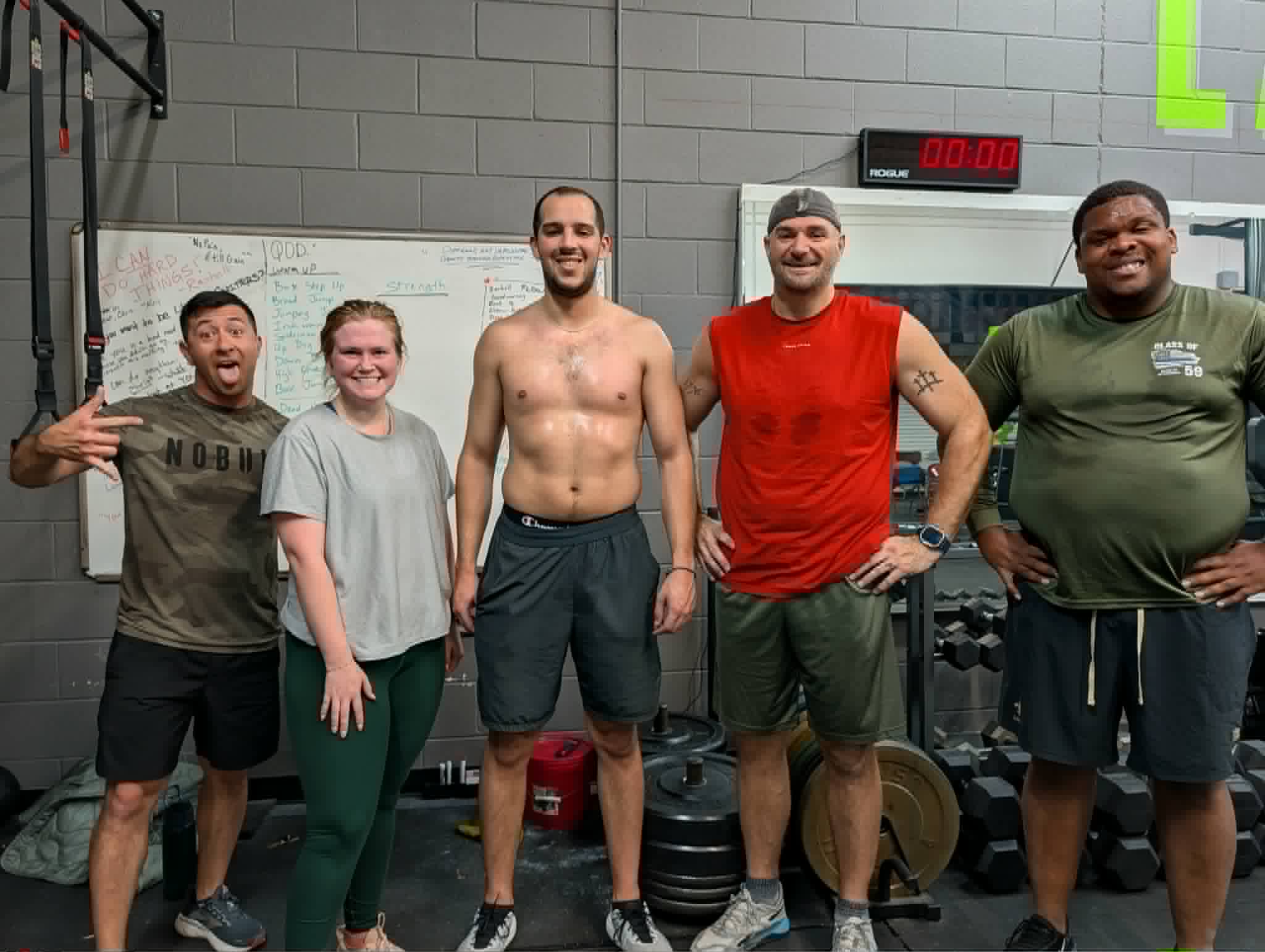 Forged Fitness members